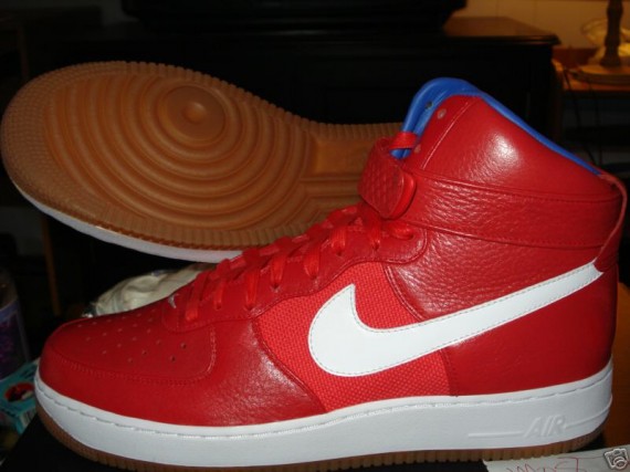 Bobbito x Nike Air Force 1 High Premium - Puerto Rico Blue & Red