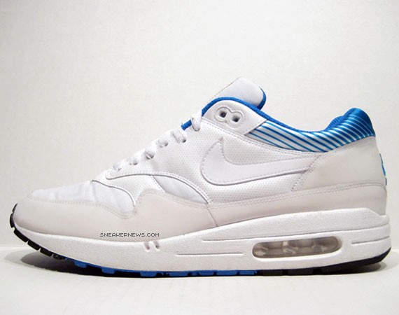 Nike Air Max 1 - White/New Blue - Stripes - Euro Champs