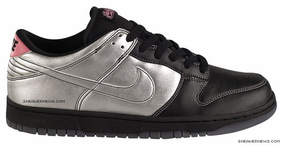 Nike 6.0 Dunk Low - Black - Metal Silver - Journey's Exclusive