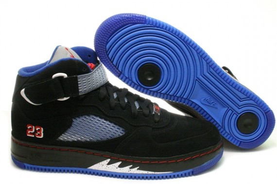 Air Jordan Force V (AJF 5) Fusion – Black – Blue Ribbon – Now Available