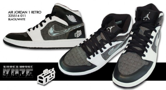 Air Jordan 1 - Black/White - POPS - Father’s Day