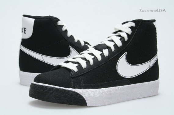 Nike Blazer Mid GS - Black Denim