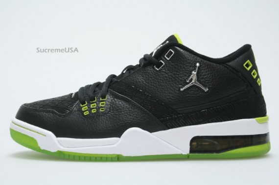 Air Jordan - Flight 23 - Black - Bright Cactus