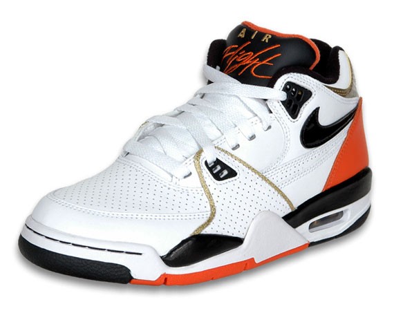 Nike Air Flight 89 - White - Black - Orange