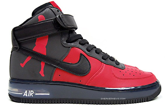 Nike Air Force 1 High Supreme 08 – Sheed – Black – Varsity Red