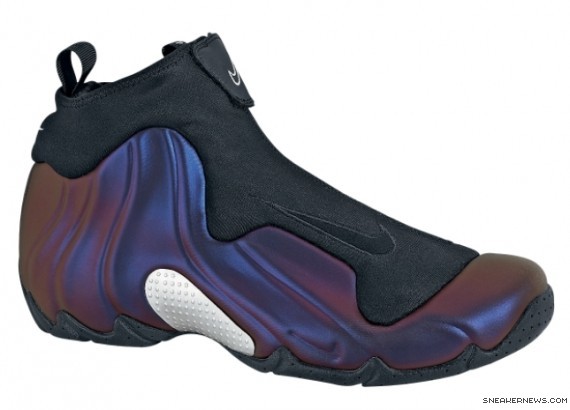 Nike Flightposite – Black Metallic Purple – Eggplant