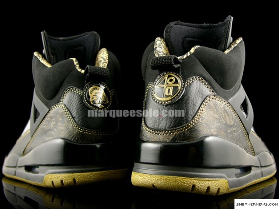 Air Jordan Spizike - Black Gold