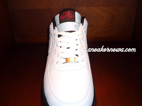 Nike Air Force 1 ADV - Air Jordan V Inspired - White - Black - Varsity Red