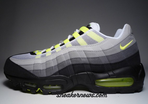 Nike Air Max 95 Neon - History of Air vs 2008 Comparison