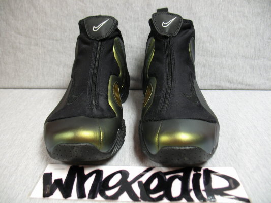 Nike Air Flightposite Retro - Metallic Gold - Black