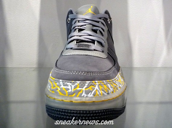 Air Jordan Force III - Flint Grey - Varsity Maize - Silver