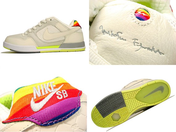 Nike SB P-Rod - Fuji Rod - Sail - Neon Yellow - Rainbow