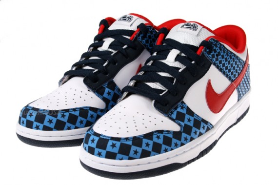 Nike 6.0 Dunk Low - Stars - Red - White - Blue