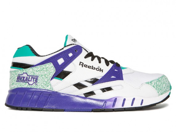 Reebok Hexalite – White – Purple