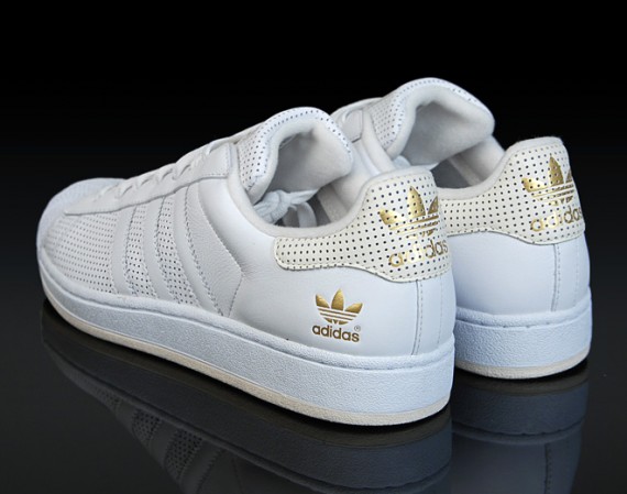 Adidas Superstar II Lux - Perforated Leather - White