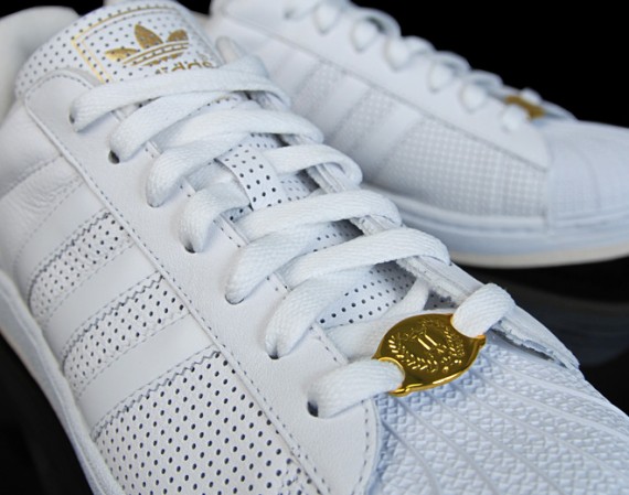 Adidas Superstar II Lux - Perforated Leather - White