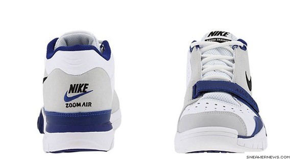 Nike Zoom Tennis Trainer - White - Neutral Grey - Deep Royal