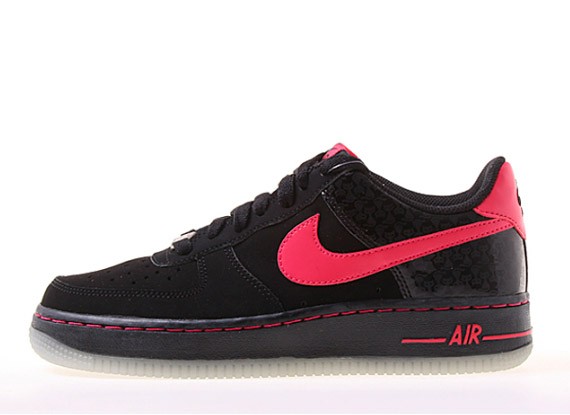 Nike Air Force 1 GS – Black – Berry – Glow in the Dark