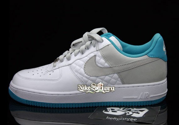 Nike Womens Air Force 1 – White – Neutral Grey – Cayman