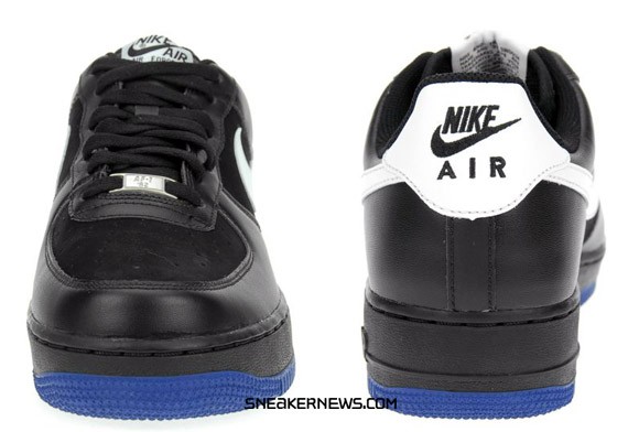 Nike Air Force 1 - Black - Old Royal - White