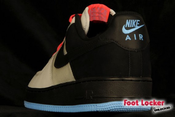 Nike Air Force 1 - Grey - University Blue - Flamingo