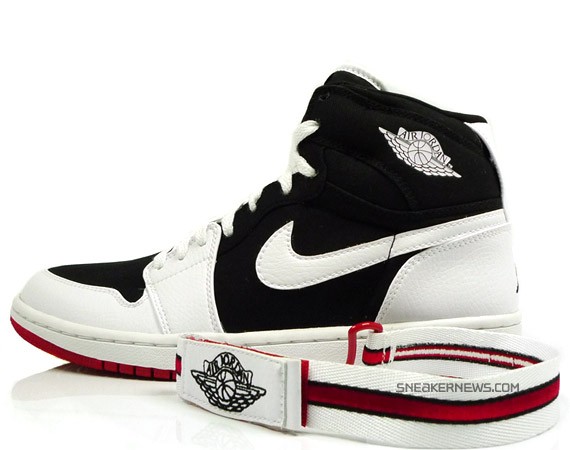 Air Jordan 1 High Strap - White - Black - Varsity Red