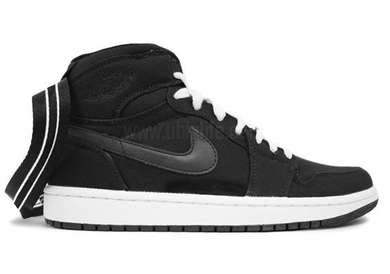 Air Jordan Retro I (1) High Strap – Black Canvas