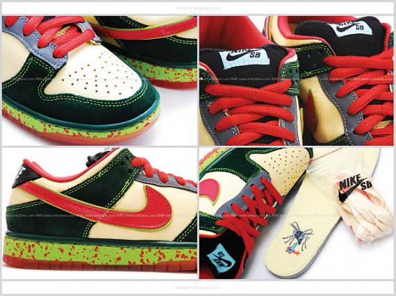 Nike SB Dunk Low Premium - Mosquito - In Detail
