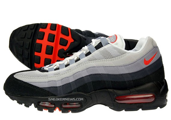 Nike Air Max 95 - Grey - Antracite - Orange - JD Sports Exclusive