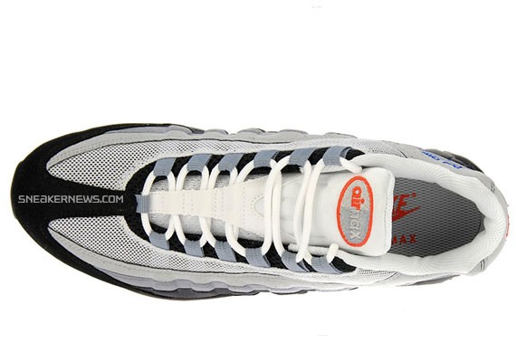 Nike Air Max 95 - Grey - Team Orange