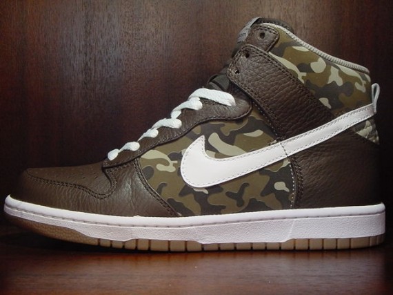 Nike Dunk High - Brown Camo