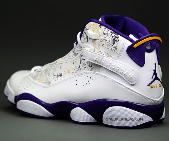 Air Jordan 6 Rings - Championship Pack - LA Lakers