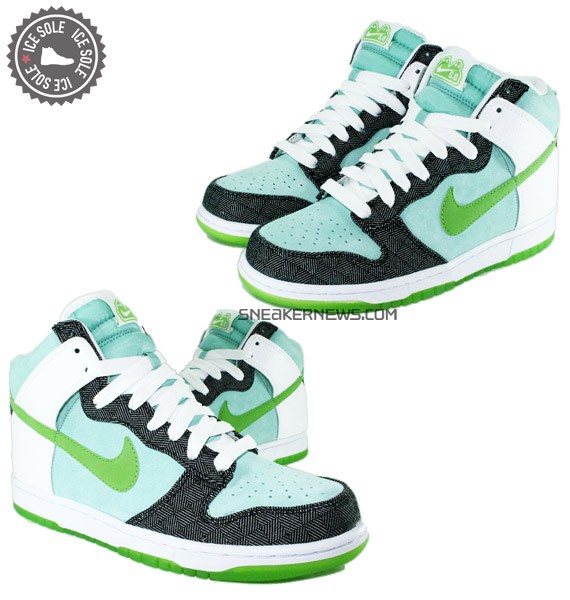 Nike 6.0 Womens Dunk High - Mint