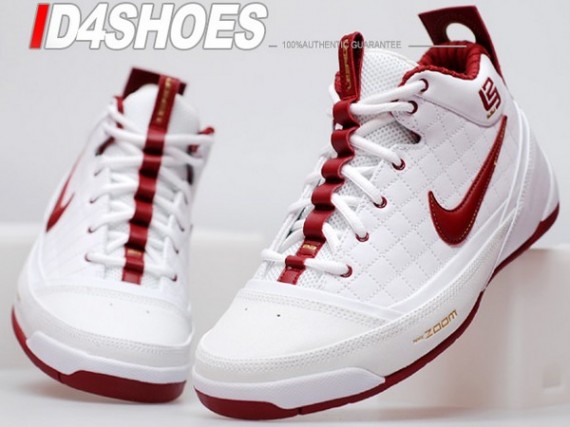 Nike Zoom LeBron James Ambassador - Red - Gold - In Detail