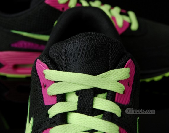 Nike Air Max 90 Premium - Neon Pink Green