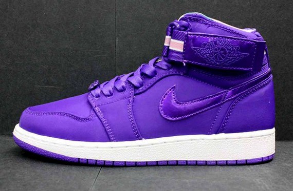 Air Jordan 1 High Womens – Strap – White – Purple