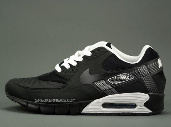 Nike Air Max 90 Current Huarache ND - Black - Neutral Grey