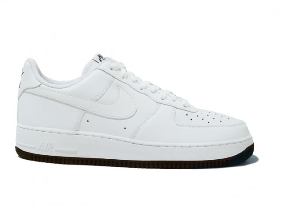 Nike Air Force 1 – White – White – Dark Obsidian