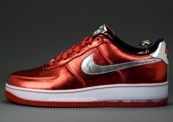 Nike Air Force 1 Bespoke – Red Metallic by Mayor