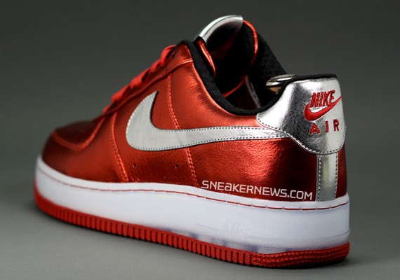 Nike Air Force 1 Bespoke - Red Metallic by Mayor