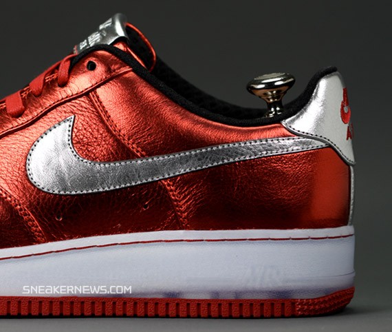 Nike Air Force 1 Bespoke - Red Metallic by Mayor