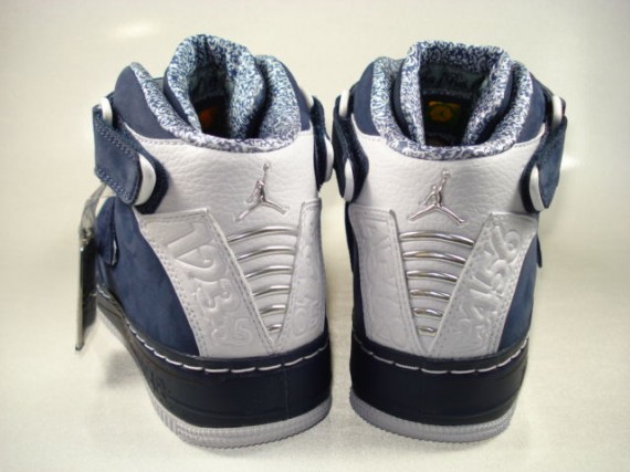 Air Jordan Force XX (AJF 20) Fusion - Midnight Navy - White - Silver