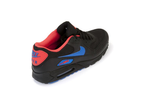 Nike Air Max 90 Premium - Black - Blue - Orange