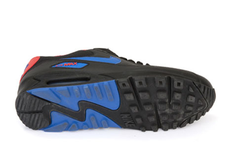 Nike Air Max 90 Premium - Black - Blue - Orange