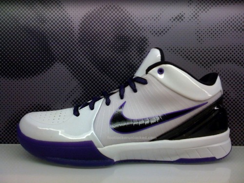 Nike Zoom Kobe IV – White – Black – Varsity Purple