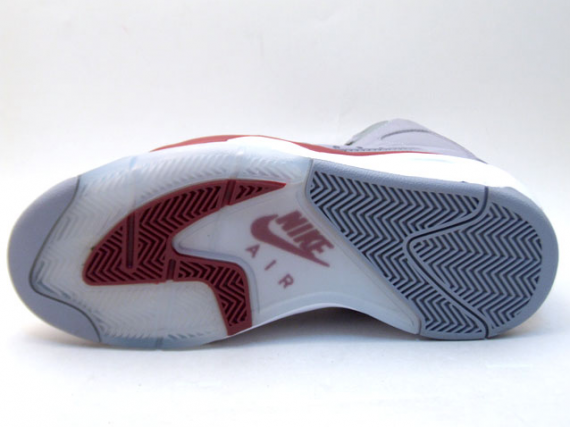 Nike Air Flight Lite High - Grey - Red