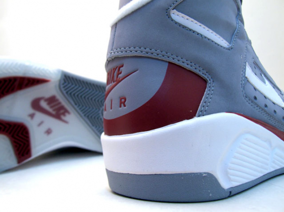 Nike Air Flight Lite High - Grey - Red