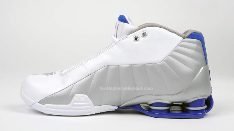 Nike Shox Bb4 White Silver Blue 4