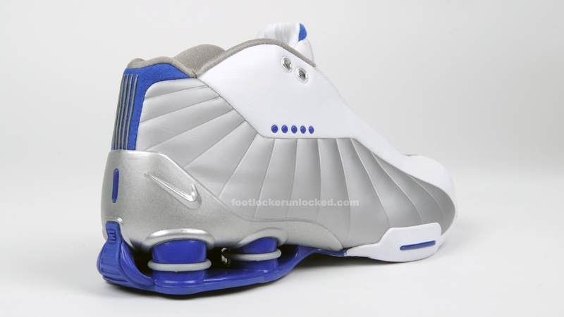 Nike Shox Bb4 White Silver Blue 6