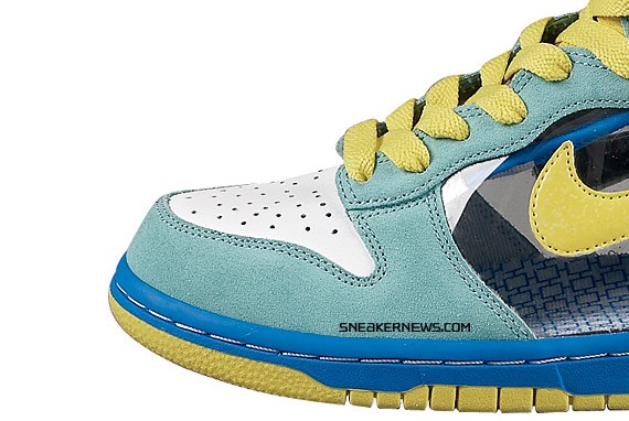 Nike Womens Dunk High 6.0 - Mint - Yellow - Translucent